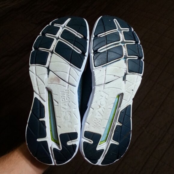 Hoka One Shoes  Women's 7.5 Elevon Sneakers Running Athletic Low Blue Fly Series - Picture 9 of 11